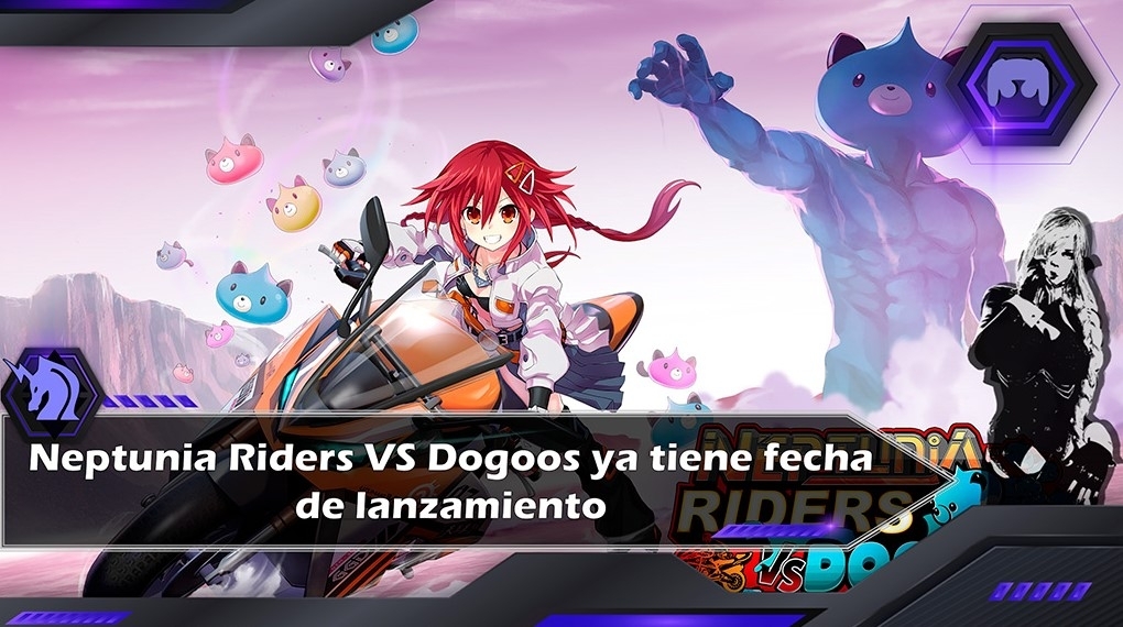 Neptunia Riders VS Dogoos llegara en fisico y digital a multiplataforma!