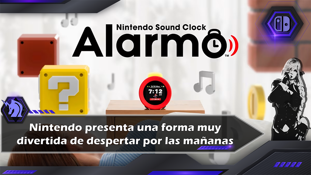 Nintendo Sound Clock: Alarmo - Un divertido reloj desperdtador.