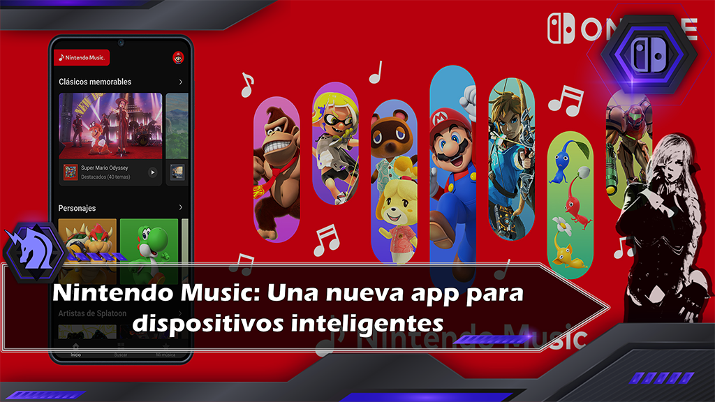 Nintendo Music ya esta disponible, conoce la app.