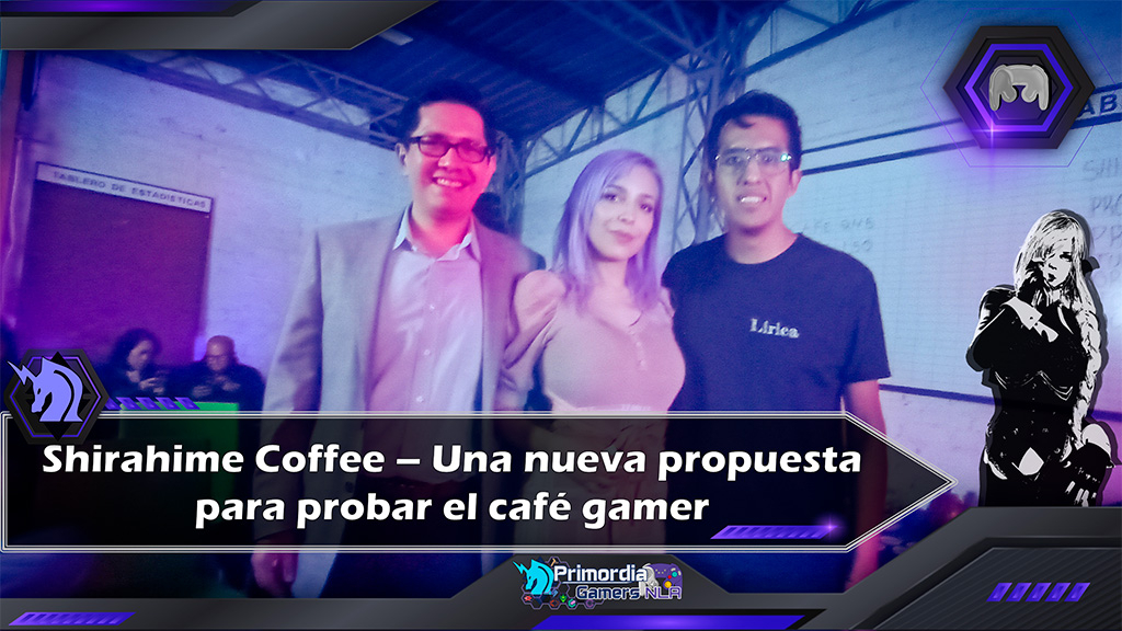 Shirahime Coffee una marca de café para gamers y creadores de contenido.