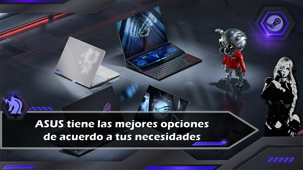 ASUS tiene opciones en laptops para ti.