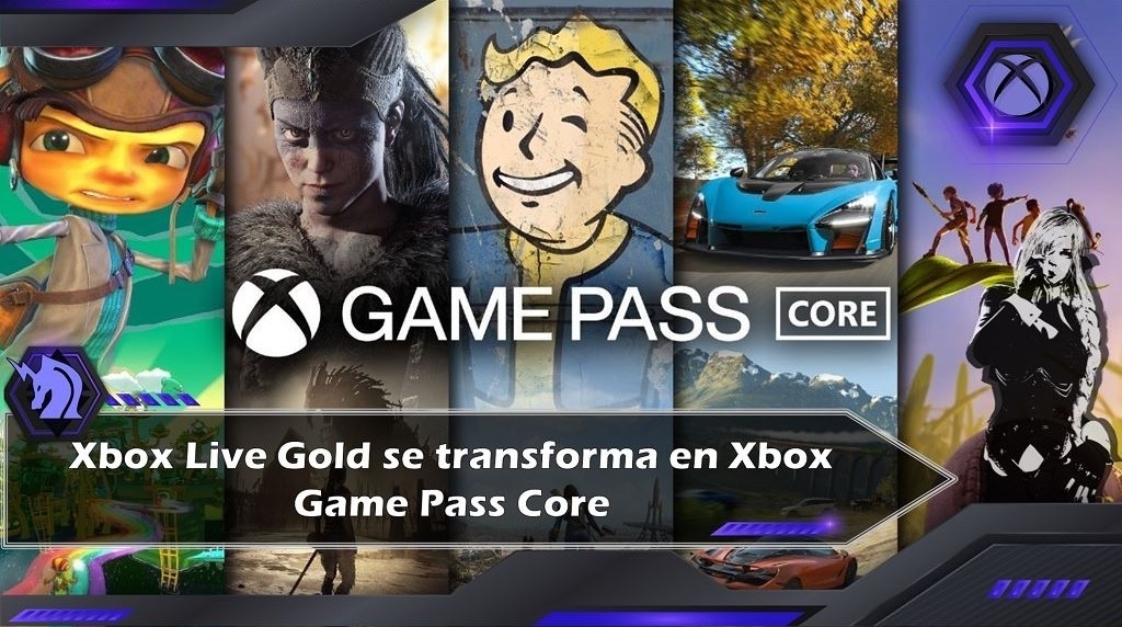 Xbox Game pass Core pone fin a Xbox Live Gold.